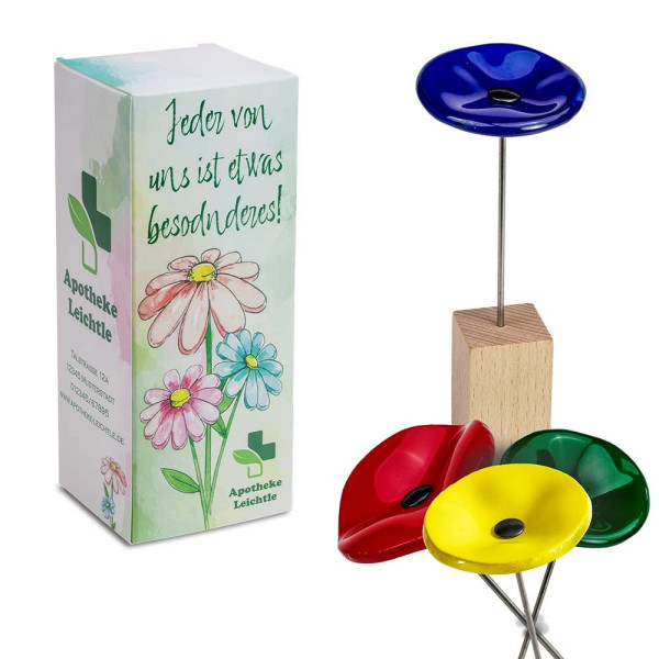 Handgefertigte Glasblume