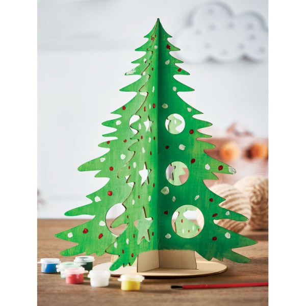 TREE AND PAINT - DIY Weihnachtsbaum aus Holz