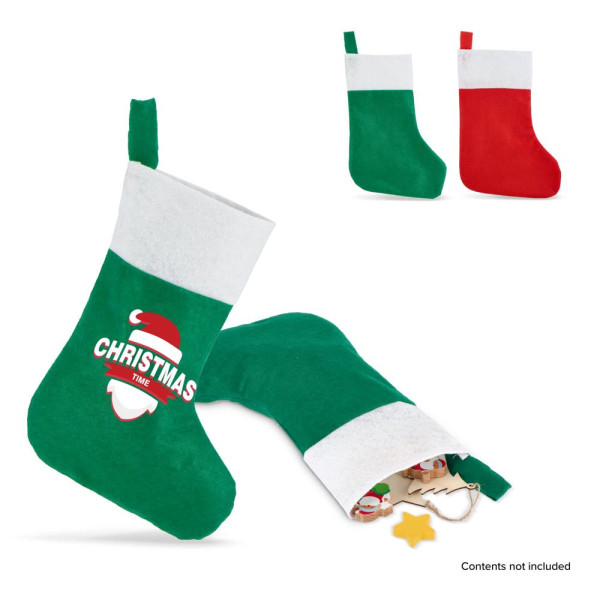 Weihnachtsstrumpf aus Filz 40 cm