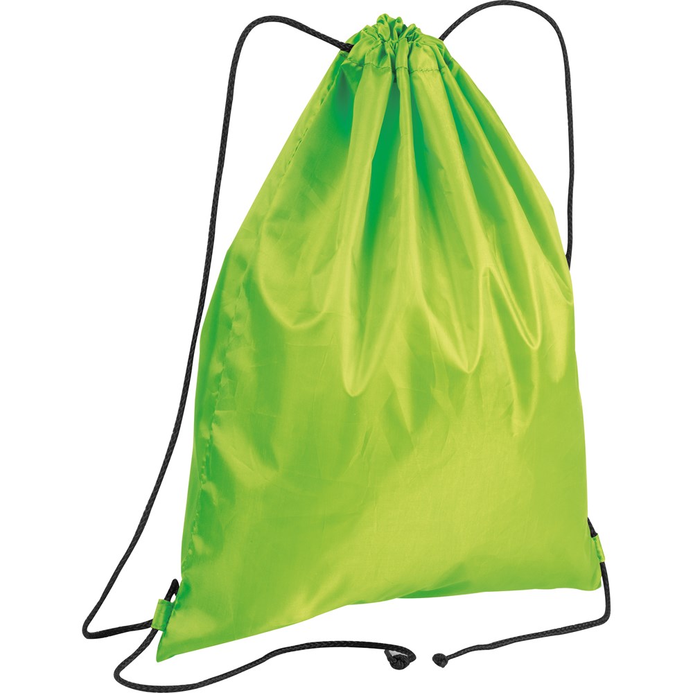 Gymbag aus Polyester TOM - apfelgrün