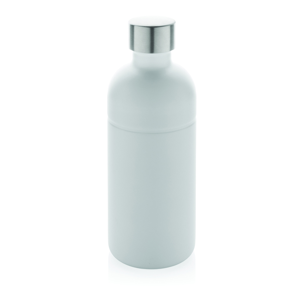 Soda Trinkflasche aus RCS-zertifiziertem Stainless-Steel - weiß (± PMS White)