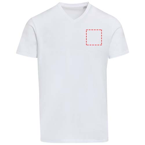 Balfour 200 g/m² Kurzärmeliges T-Shirt V-Ausschnitt Bio Baumwolle (OCS), unisex