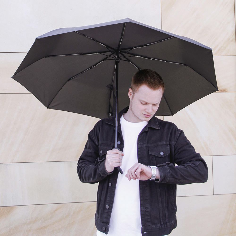 95612 Gäste-Taschenschirm FARE® BlackShield Case Edition