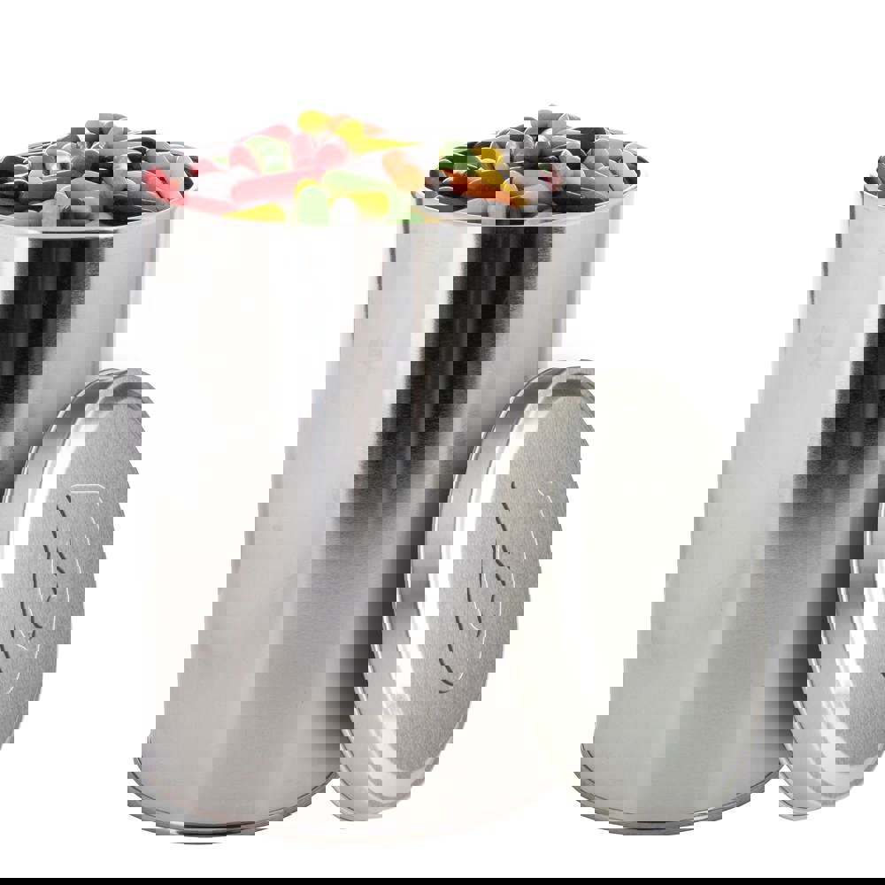 Große Dose geprägt 1,3 L mit Süßigkeiten