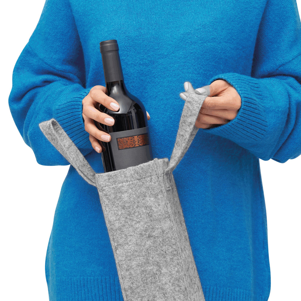 CABERNET - Filz-Flaschentasche
