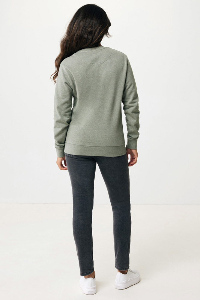 IQONIQ Denali ungefärbt. Rundhals-Sweater aus recycelter BW