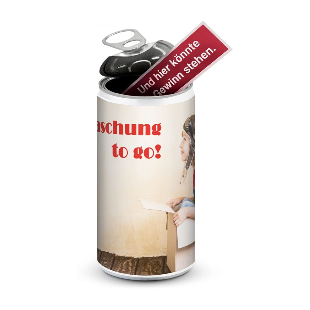 SPA Dose, Wellness-Geschenk in der Dose - Etikett Danke