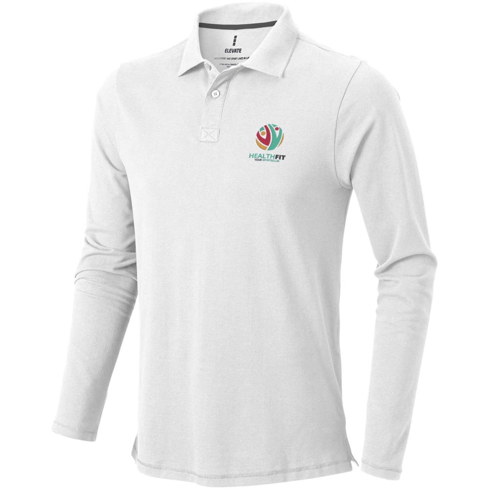 Calgary 180 g/m² Langarm Poloshirt für Herren