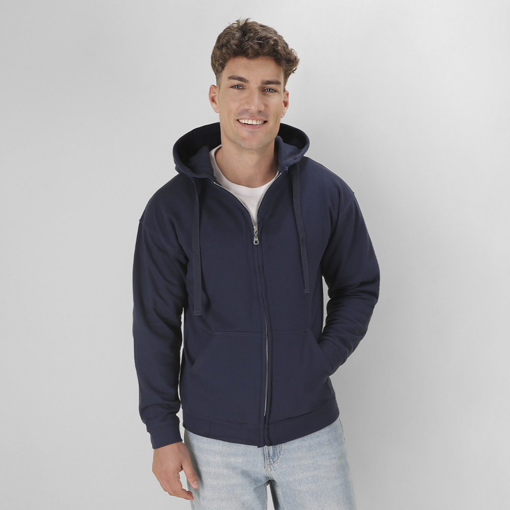 Erwachsene Sweatshirt mit Kapuze + Reißverschluss "keya" SWZ280