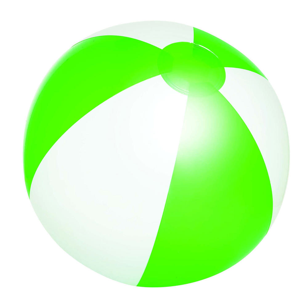 ATLANTIC SHINY - Aufblasbarer Strandball - grün, weiß