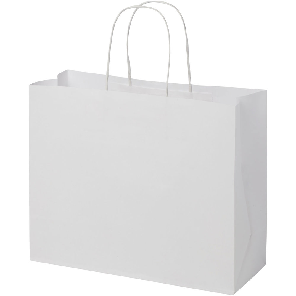 Kraftpapiertasche 120 g/m² mit gedrehten Griffen – 31 × 12 × 25 cm