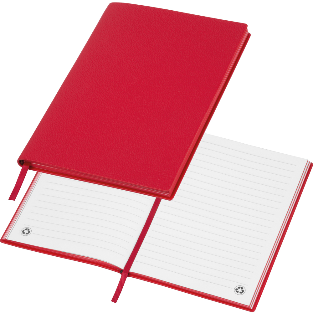 A5 Notizbuch aus Soft PU HENRI - Rot