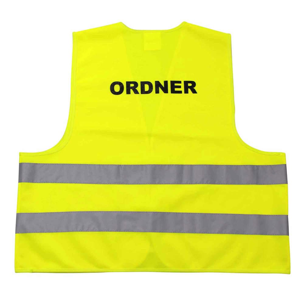 Qualitäts KFZ-Warnweste PREMIUM Ordner - Gelb