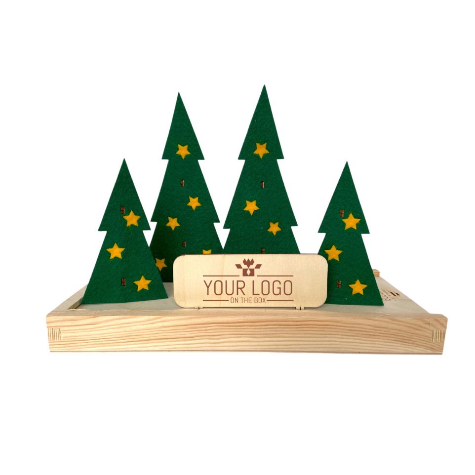 Happy Xmas - yellow stars