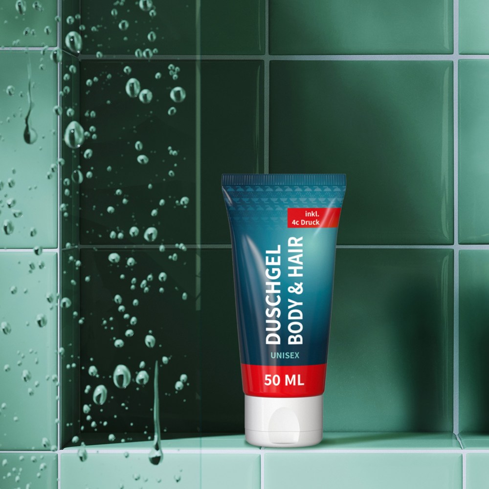 Duschgel Rosmarin-Ingwer, 50 ml Tube