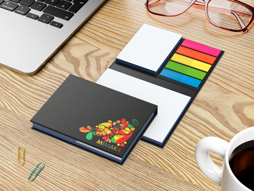 Haftnotiz-Set London, matt, blau