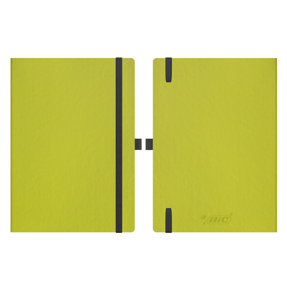 BIC® Partner A5 FruitCover - Apple green Lined Paper