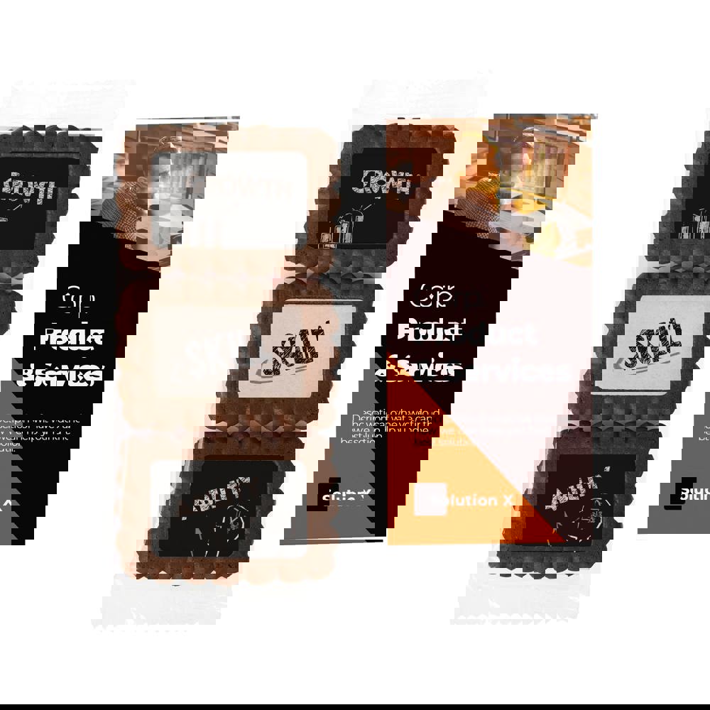 Dreifach bedruckte Kekskarte