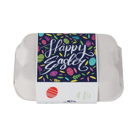 Eierkarton mit 6 Ostereiern