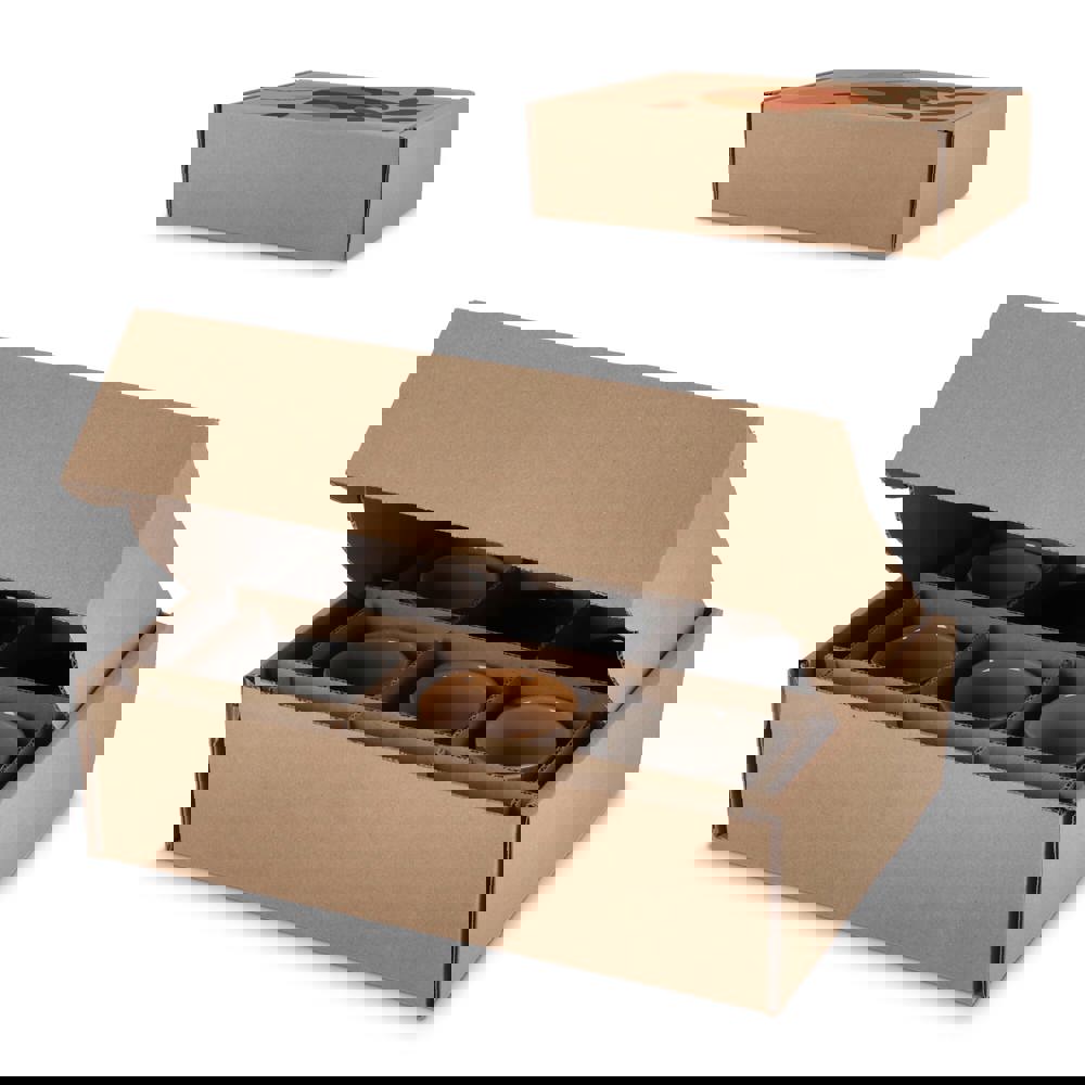 Individuelle Geschenkverpackung für 6 Stück Tassen 34.7 x 24.3 x 9.9 cm