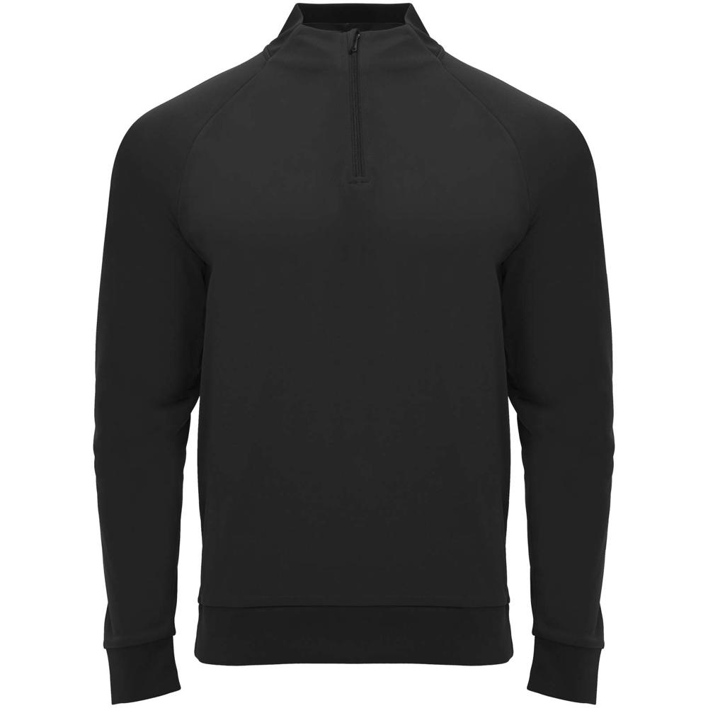 Epiro 200 g/m² Half-Zip Sweatshirt für Kinder - schwarz