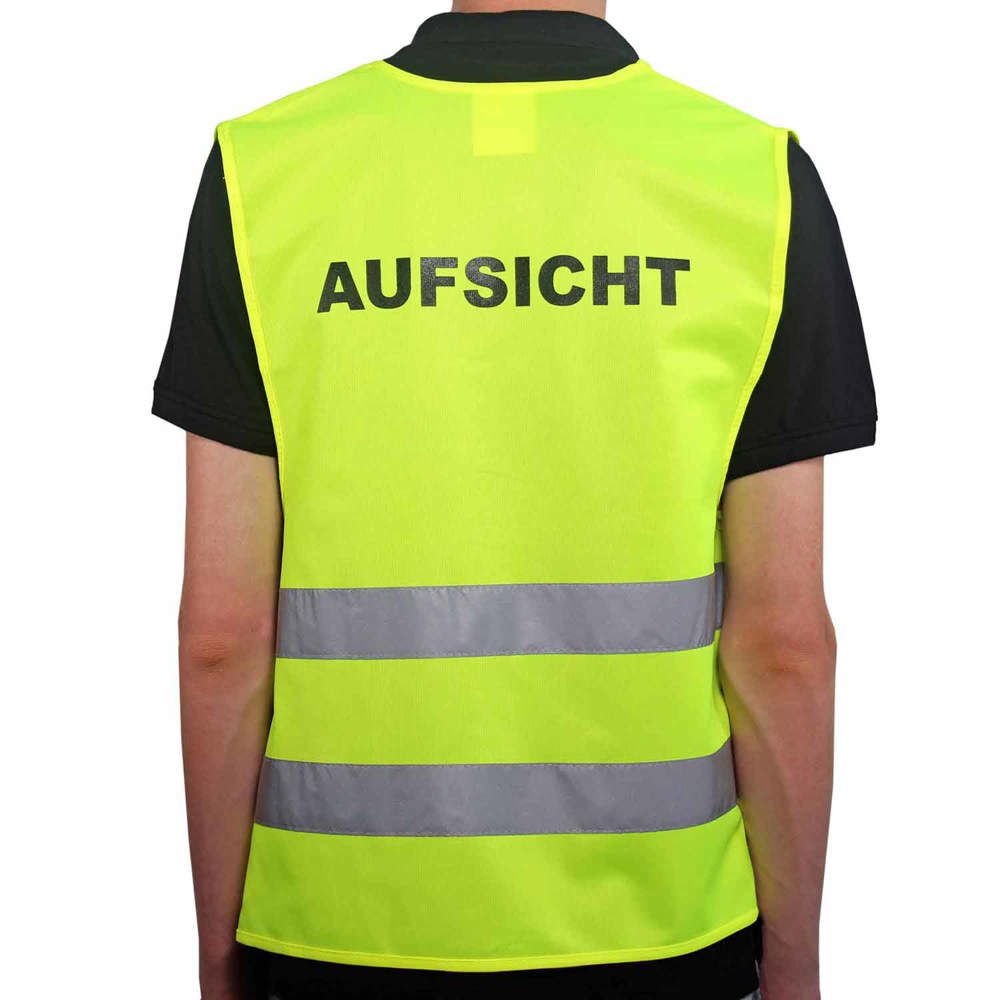 Qualitäts KFZ-Warnweste PREMIUM Aufsicht