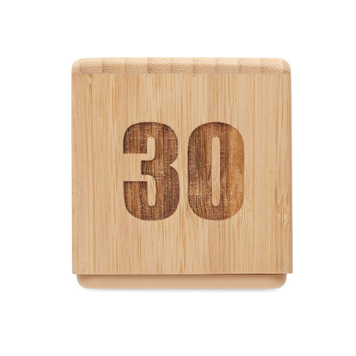 CURT - Zeitwürfel Bambus