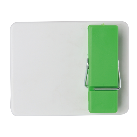 Wandplatte + Klammer - hell grün