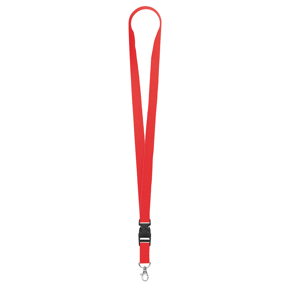 Schlüsselband/Lanyard "Standard" - Leuchtrot (ca. Pantone 032C)