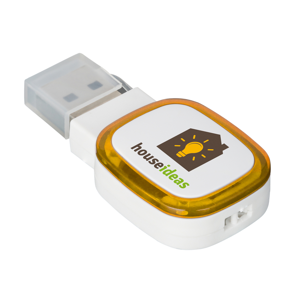 USB-Speicherstick COLLECTION 500 - orange, weiß / orange