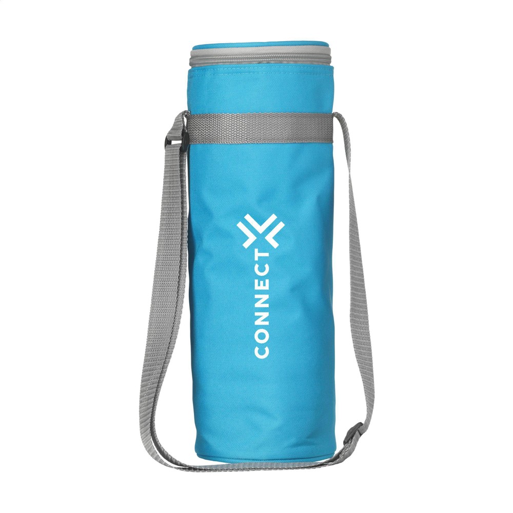 BottleCooler GRS RPET Kühltasche - blau (± PMS 7689C)