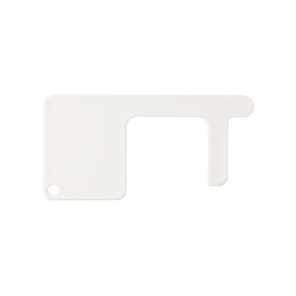 Schlüsselanhänger "Safe contact" - Weiß