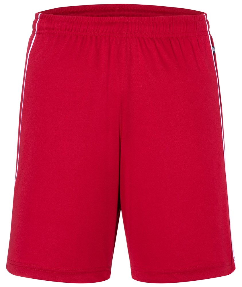 Basic Team Shorts - Red/white (ca. Pantone 193C
white)