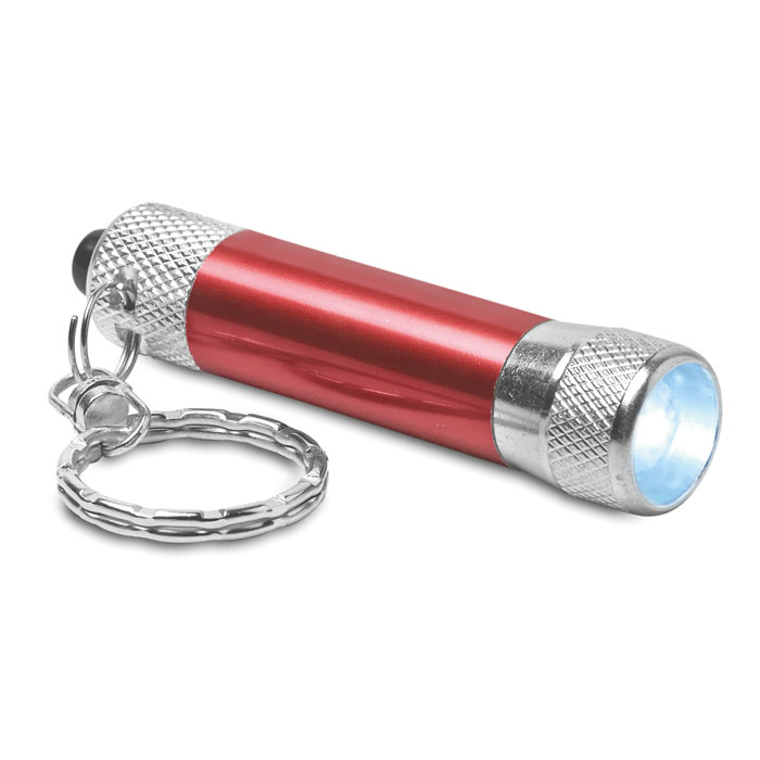 ARIZO - Schlüsselring Mini-Leuchte - rot