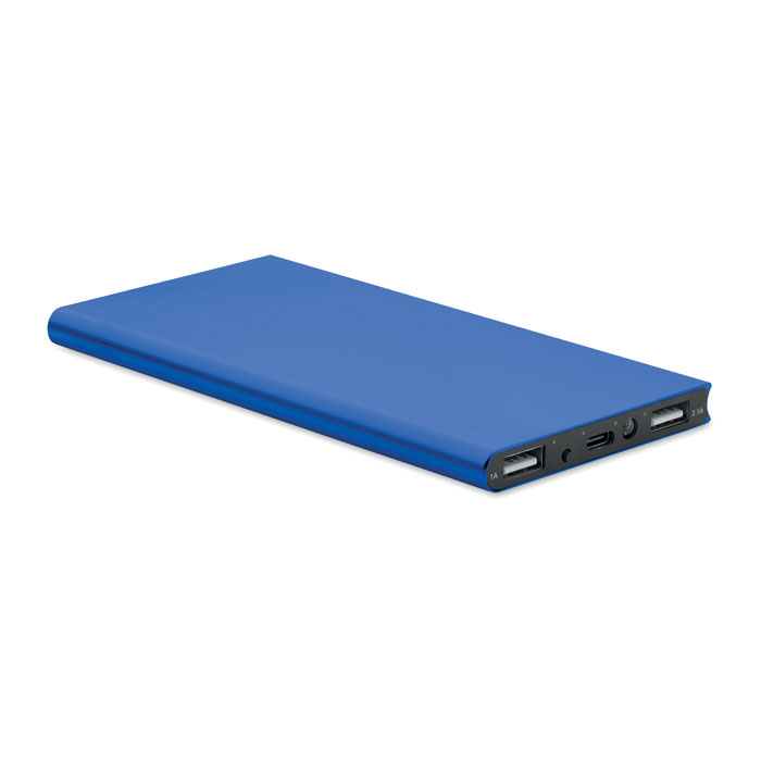 POWERFLAT8C - 8000 mAh Powerbank - Königsblau