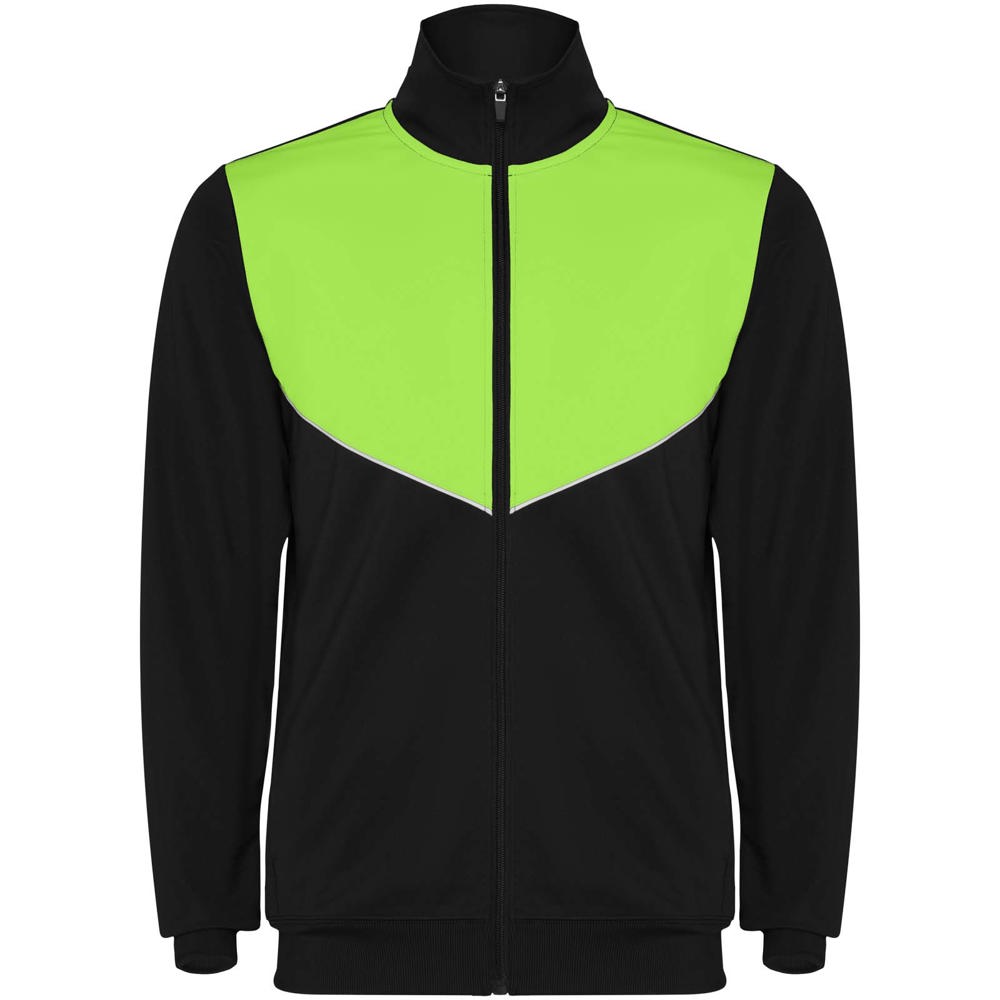 Evans 225 g/m² Trainingsanzug Unisex - schwarz, limone