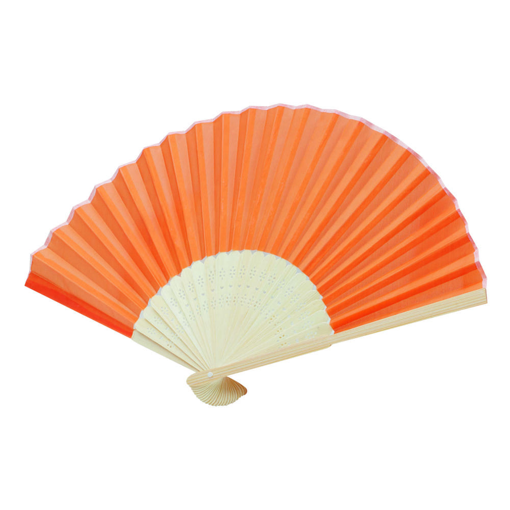 BAMBOO COOL - Faltbarer Fächer - Orange