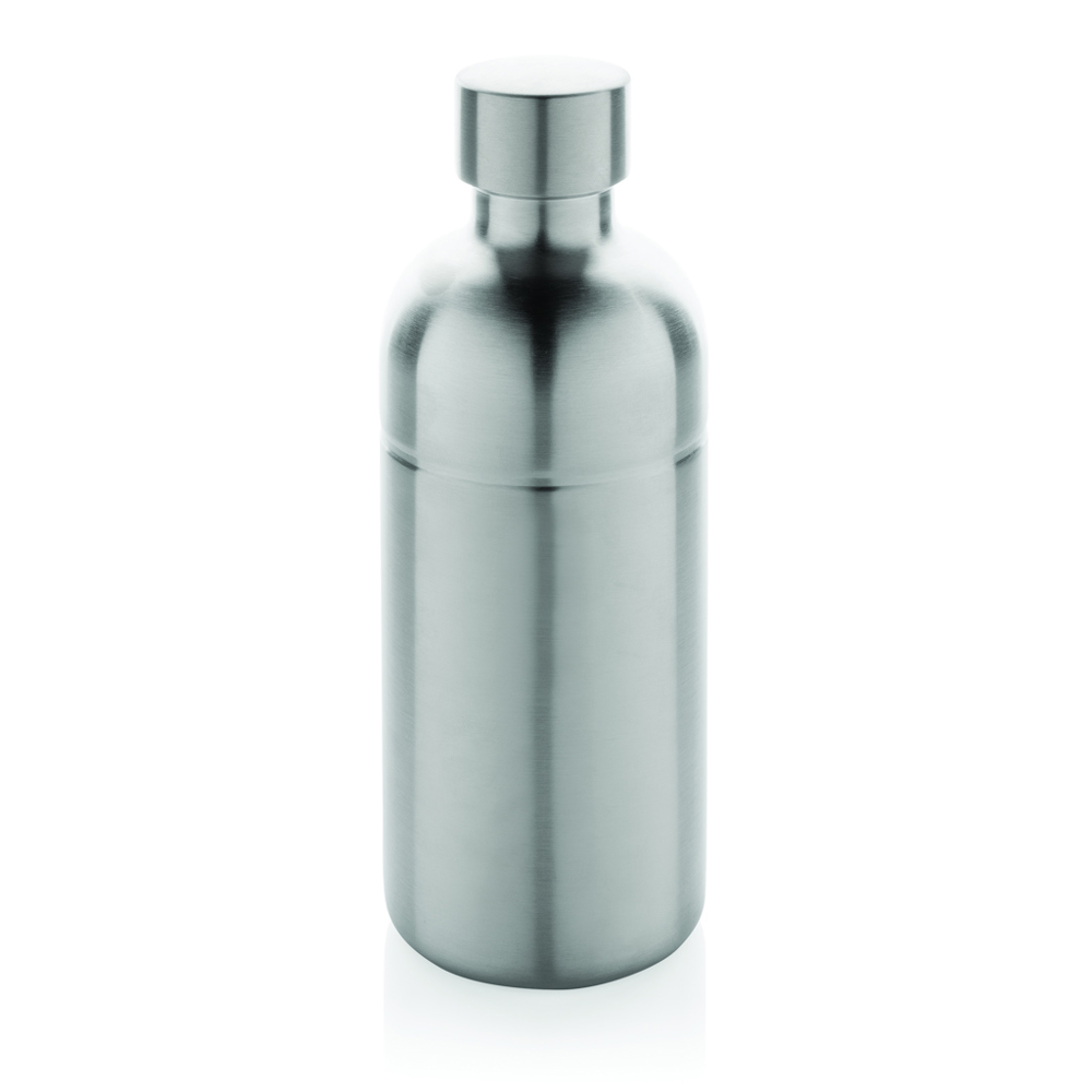 Soda Trinkflasche aus RCS-zertifiziertem Stainless-Steel - silber (± PMS 428)