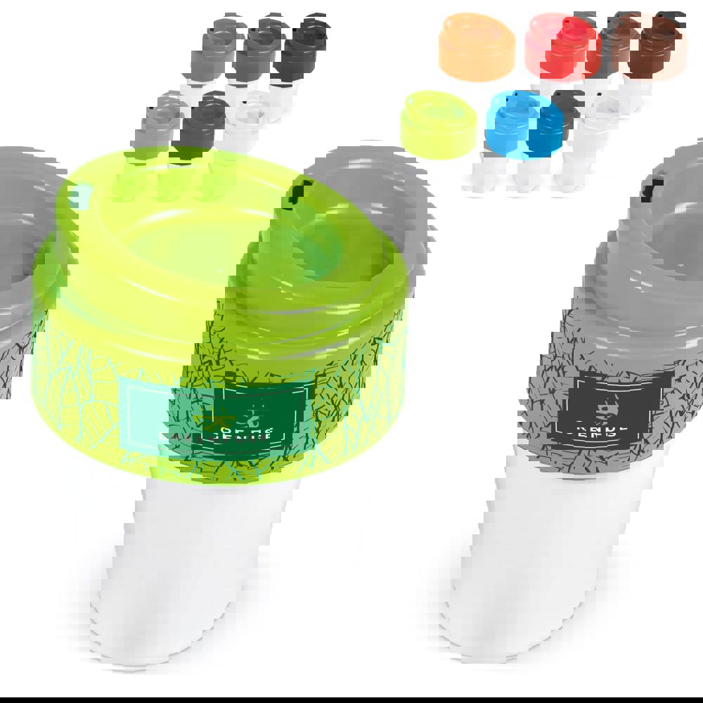 Heiß-aber-cool Kaffeebecher mit Deckel 240ml