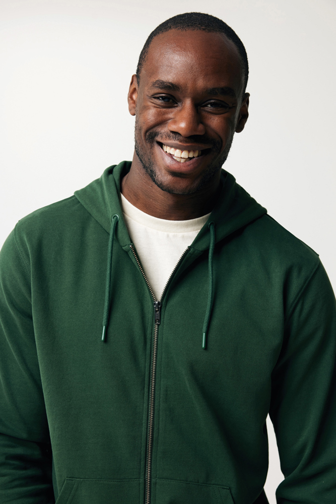IQONIQ Abisko Zip-Kapuzenpullover aus recycelter Baumwolle