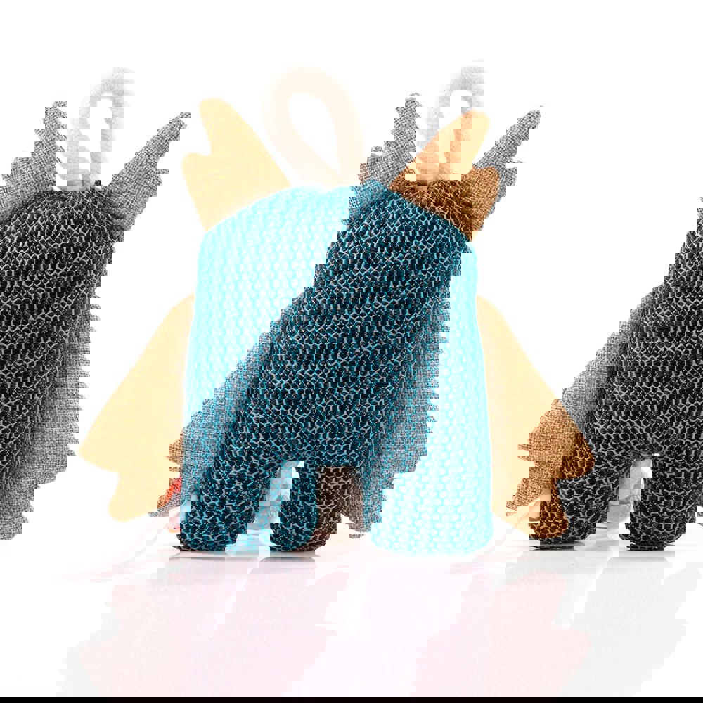 Hundespielzeug Eule, blau, one size