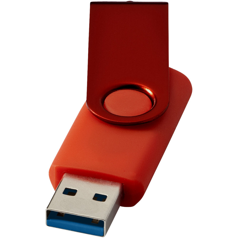 Rotate USB-Stick 3.0 aus Metall - hellrot