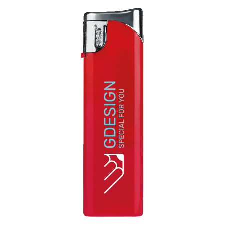 Zorr Slider Piezo Feuerzeug - Rot