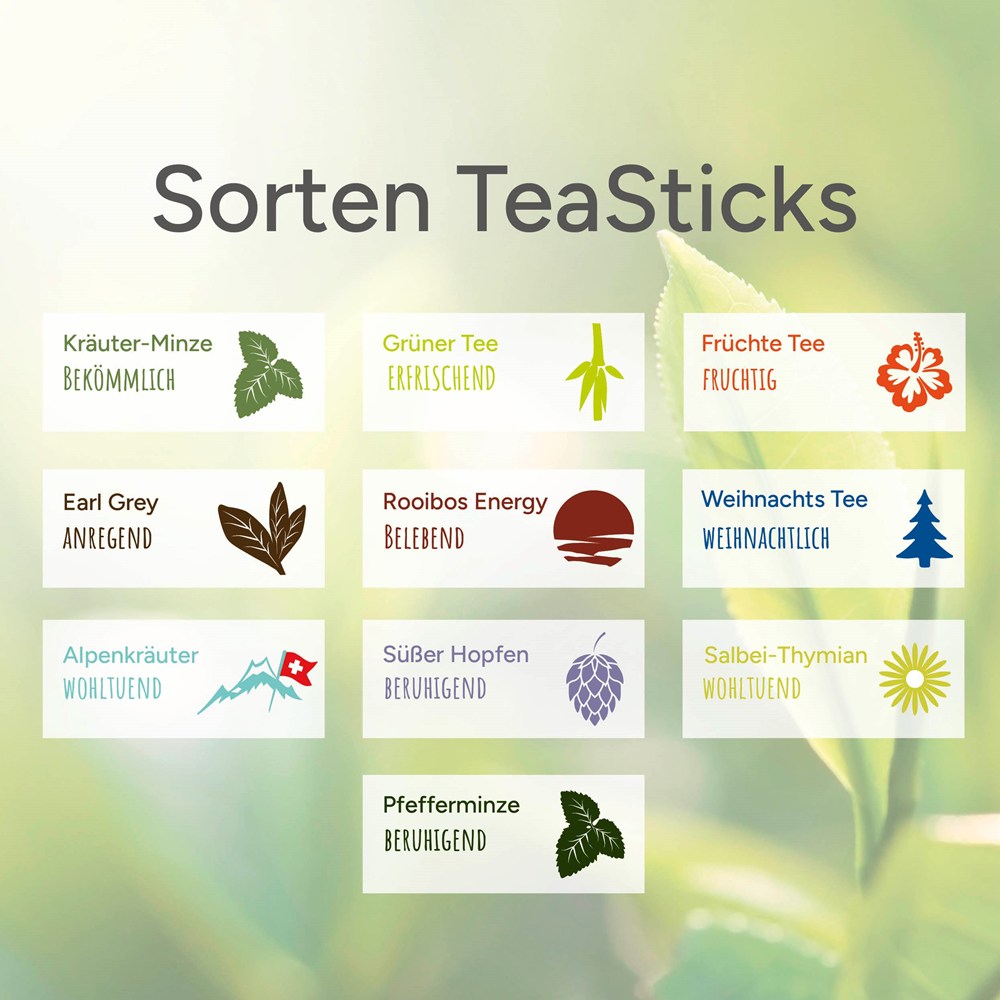 Bio TeaStick - Alpenkräuter - Individ. Design