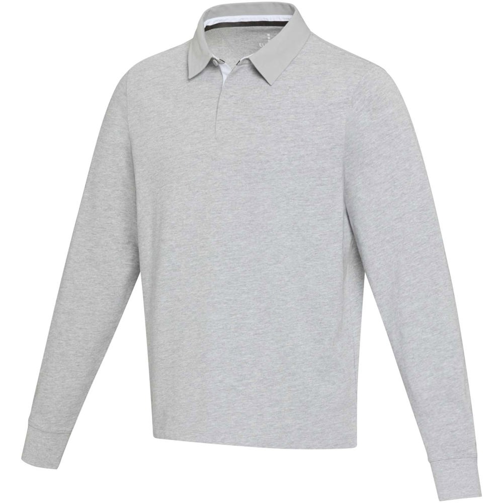 Clyde Rugby Polo Sweatshirt Unisex - heather grau