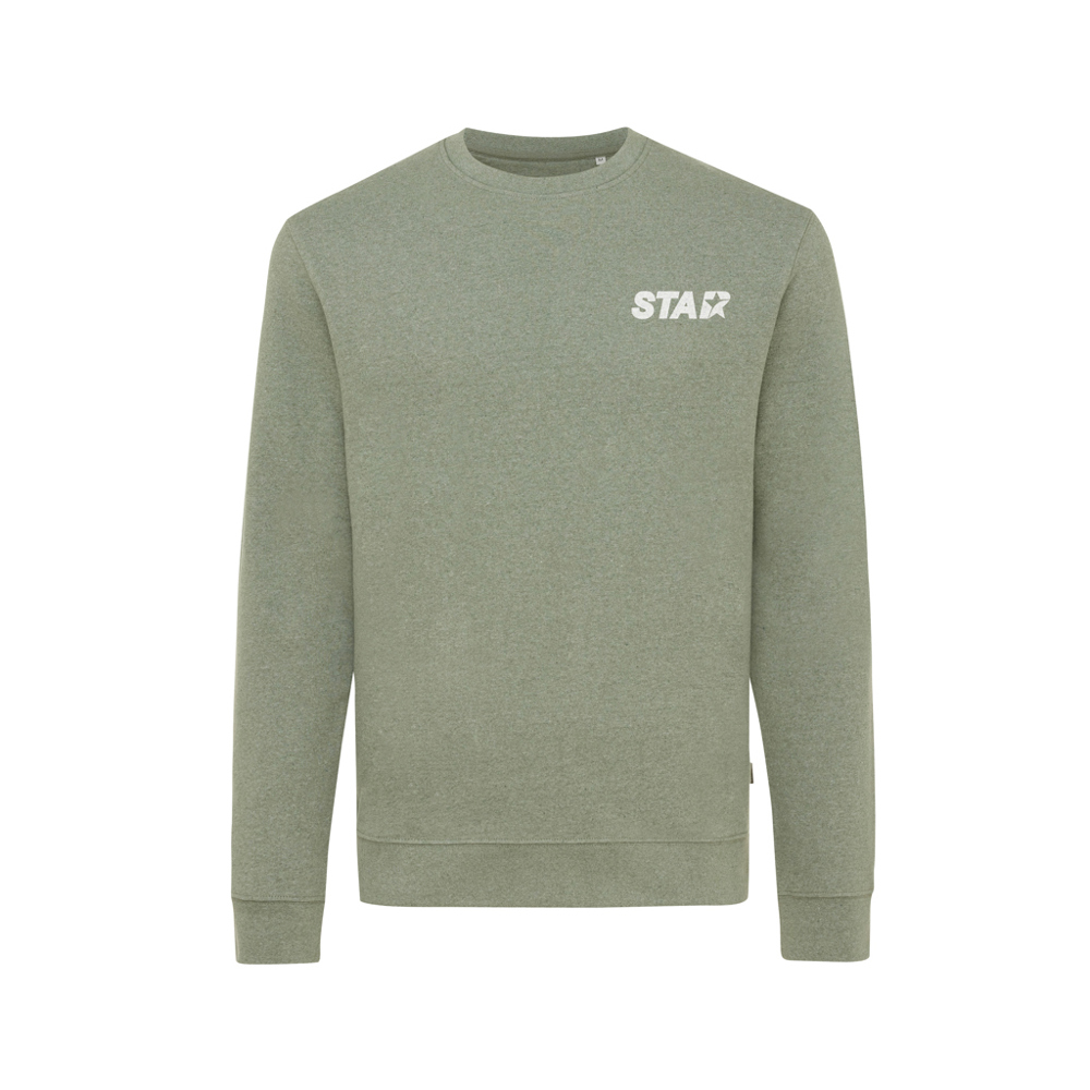 IQONIQ Denali ungefärbt. Rundhals-Sweater aus recycelter BW