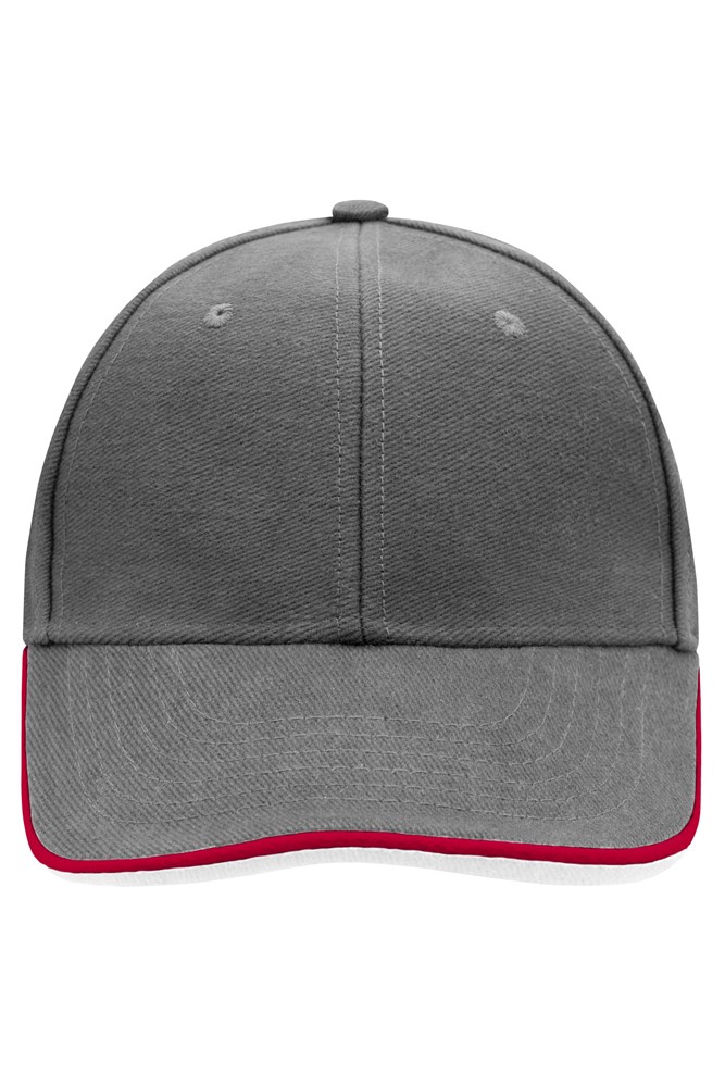 Dark-grey/red/white (ca. Pantone WarmGray7C
185C
white)