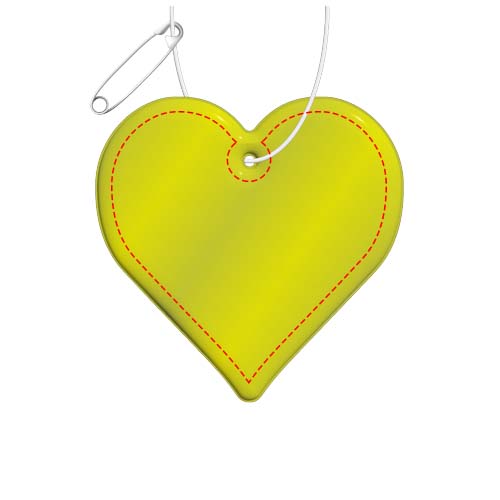 RFX™ H-09 Reflektierender TPU-Anhänger Herz