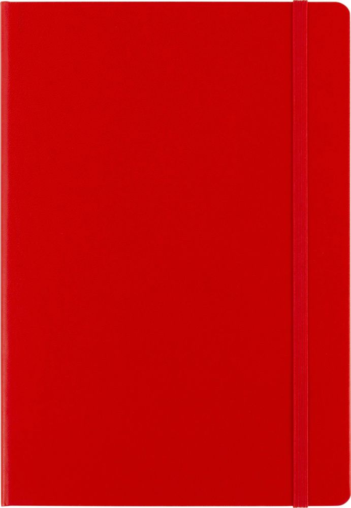 Notizbuch aus Karton (ca. DIN A5 Format) Chanelle - rot