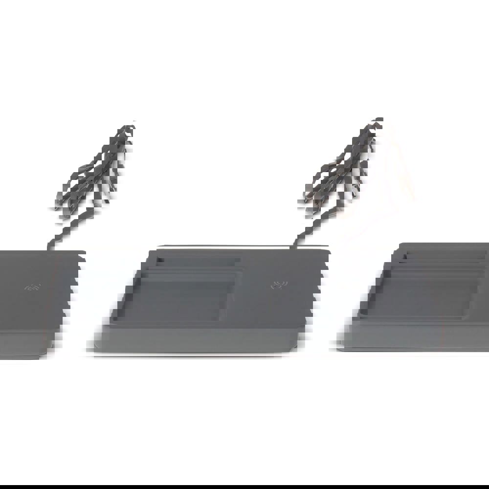 Limestone Desk organizer with wireless charger 5W